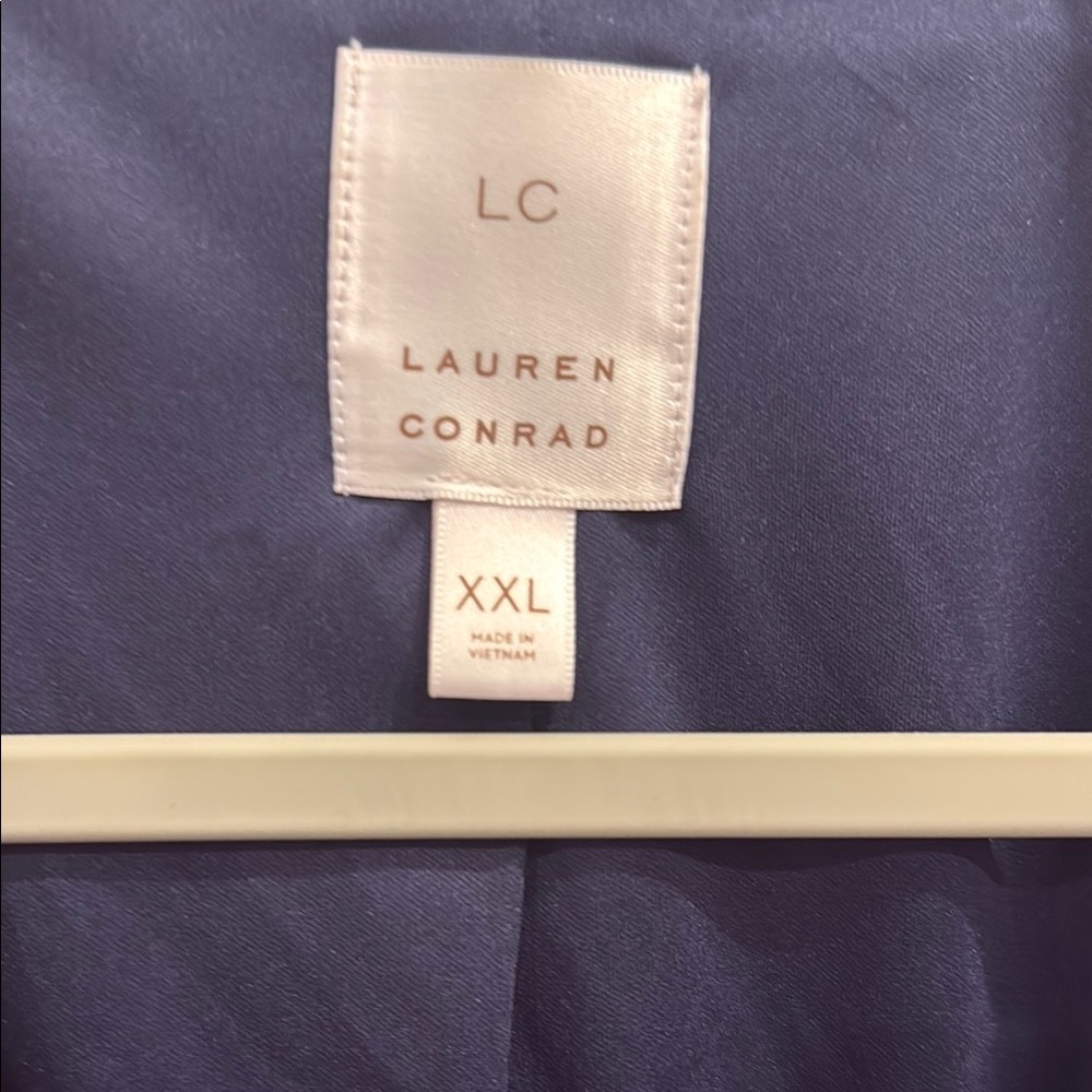 LC Lauren Conrad Floral Blazer - Pink and Blue - Picture 2 of 3